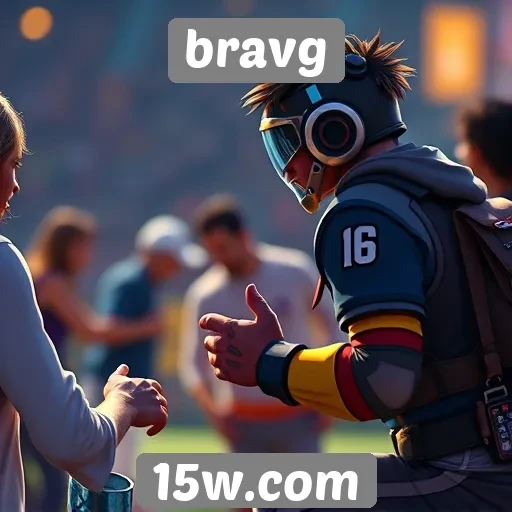 explorando recursos sociais no site de jogos bravg